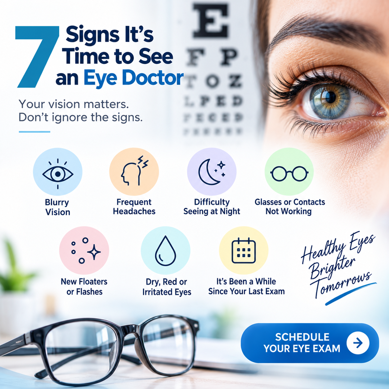 7 Signs It’s Time to See an Eye Doctor